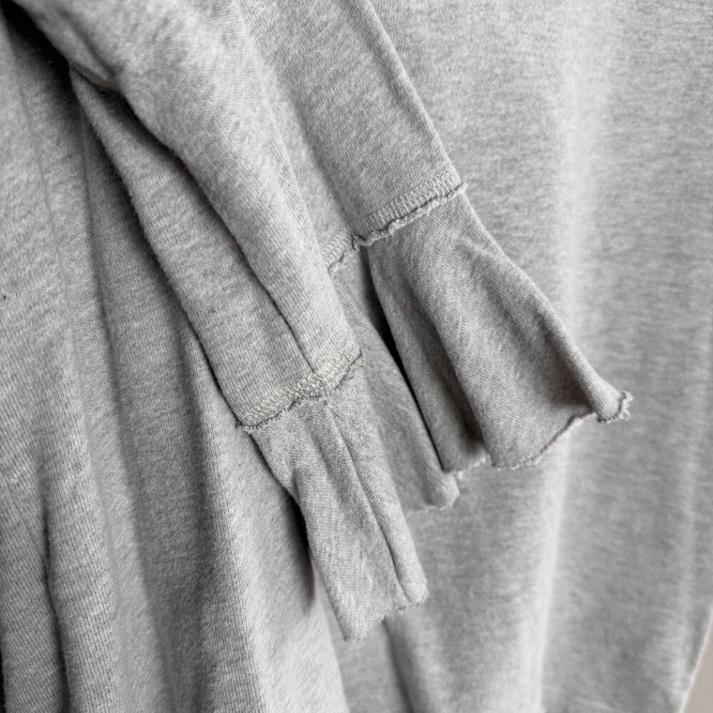 Michael Stars Ruffle Sleeve Reversible Sweatshirt - Picture 4 of 9